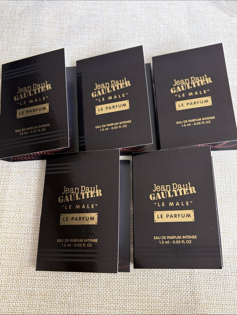 5 x 1.5ml Jean Paul Gauthier Le Male Intense
